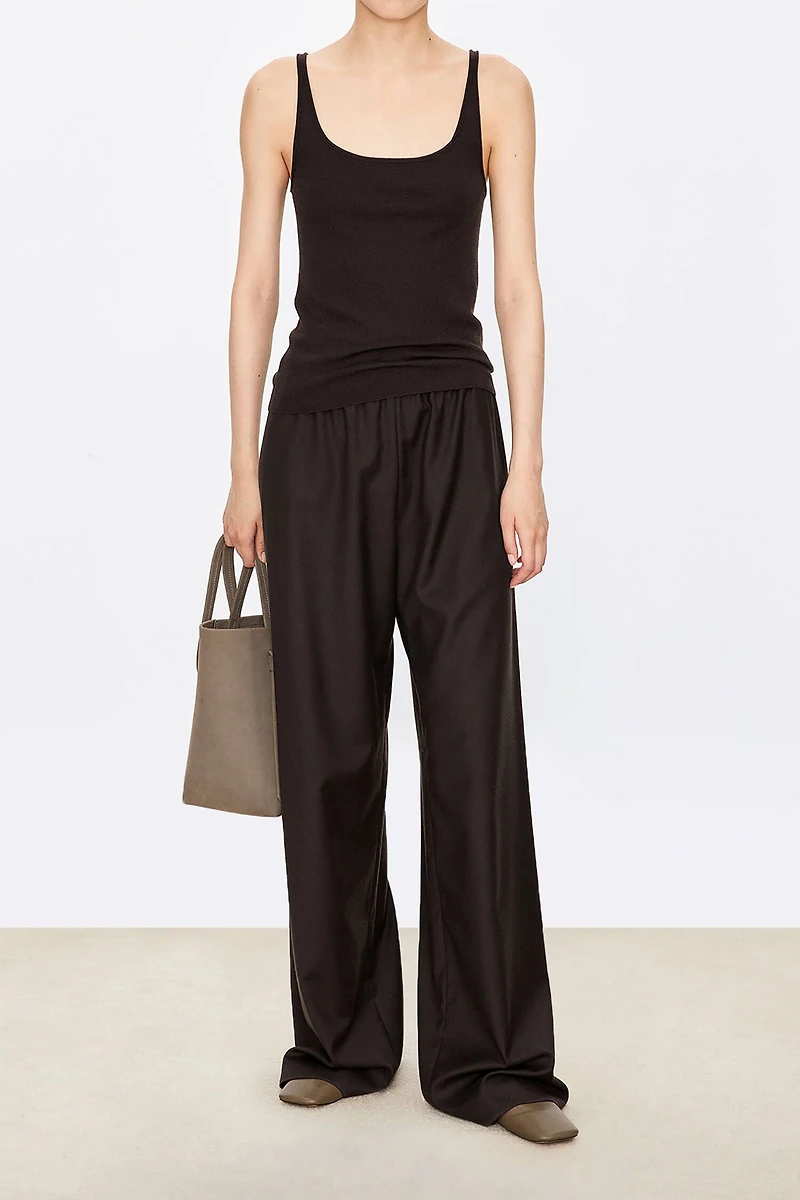 Italian Wool Flannel Trousers