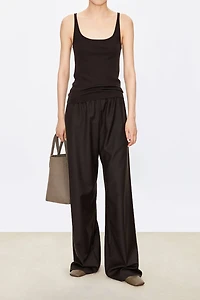 Italian Wool Flannel Trousers