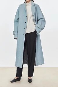 Italian Wool Minimalist Coat