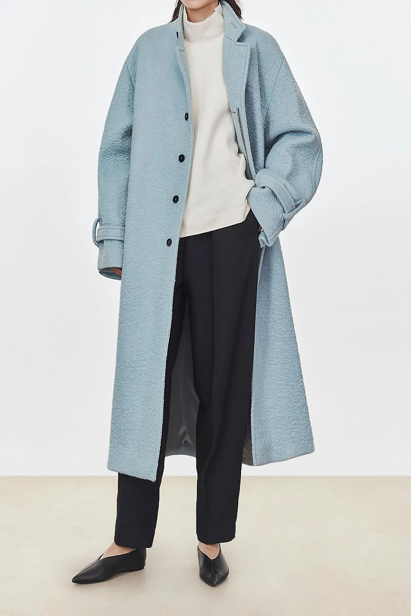 Italian Wool Minimalist Coat