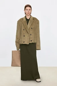 Italian ALPACA Wool Short Suit Coat