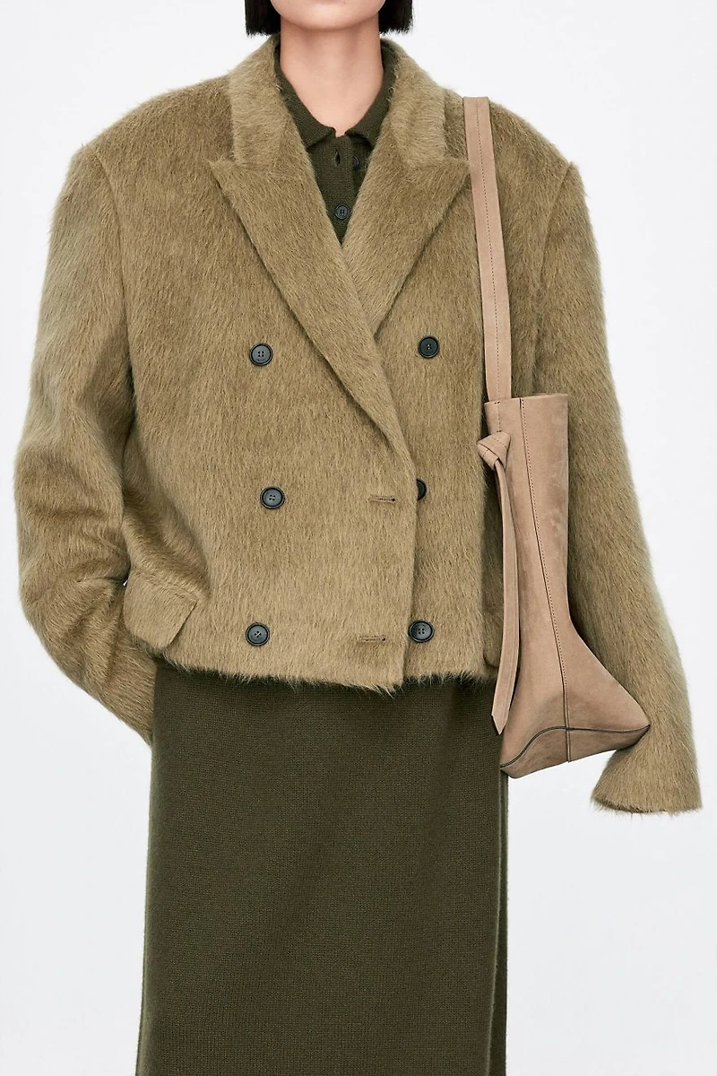 Italian ALPACA Wool Short Suit Coat