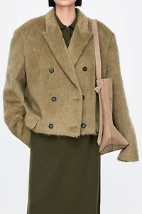 Italian ALPACA Wool Short Suit Coat