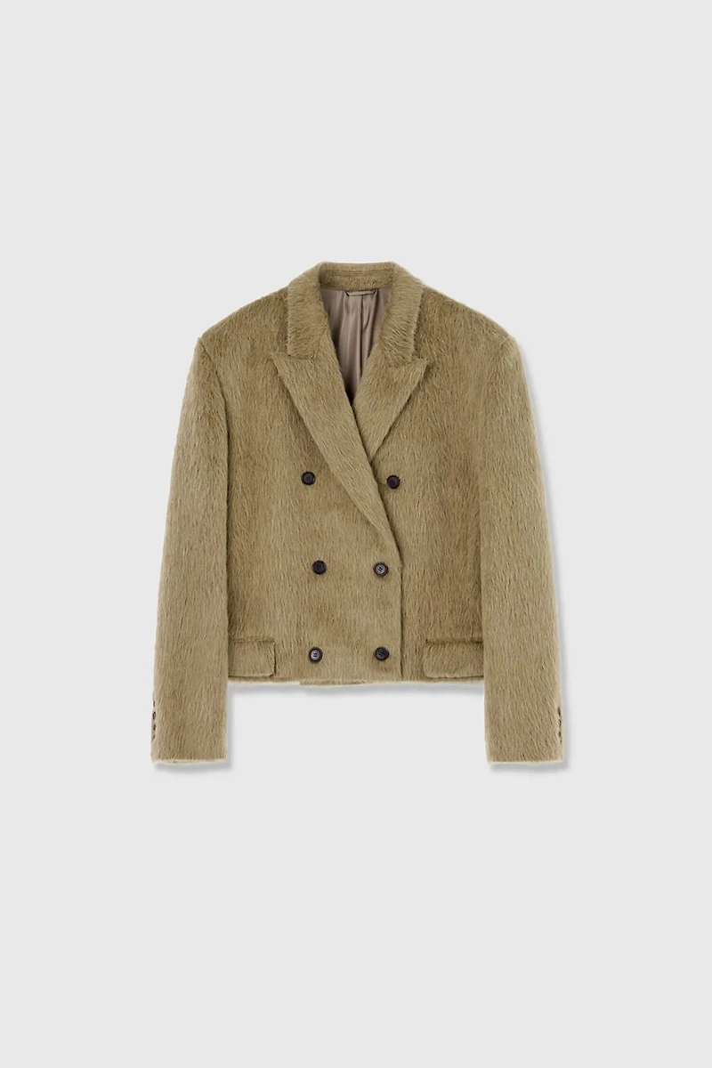 Italian ALPACA Wool Short Suit Coat