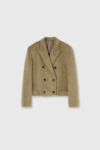 Italian ALPACA Wool Short Suit Coat