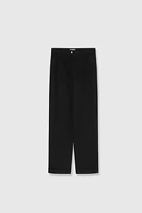 Italian Cotton Denim Tapered Jeans