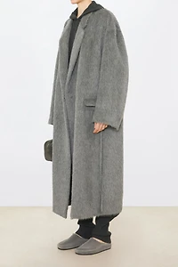 Italian Long-haired ALPACA Wool Coat