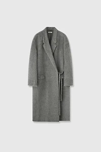 Italian Long-haired ALPACA Wool Coat