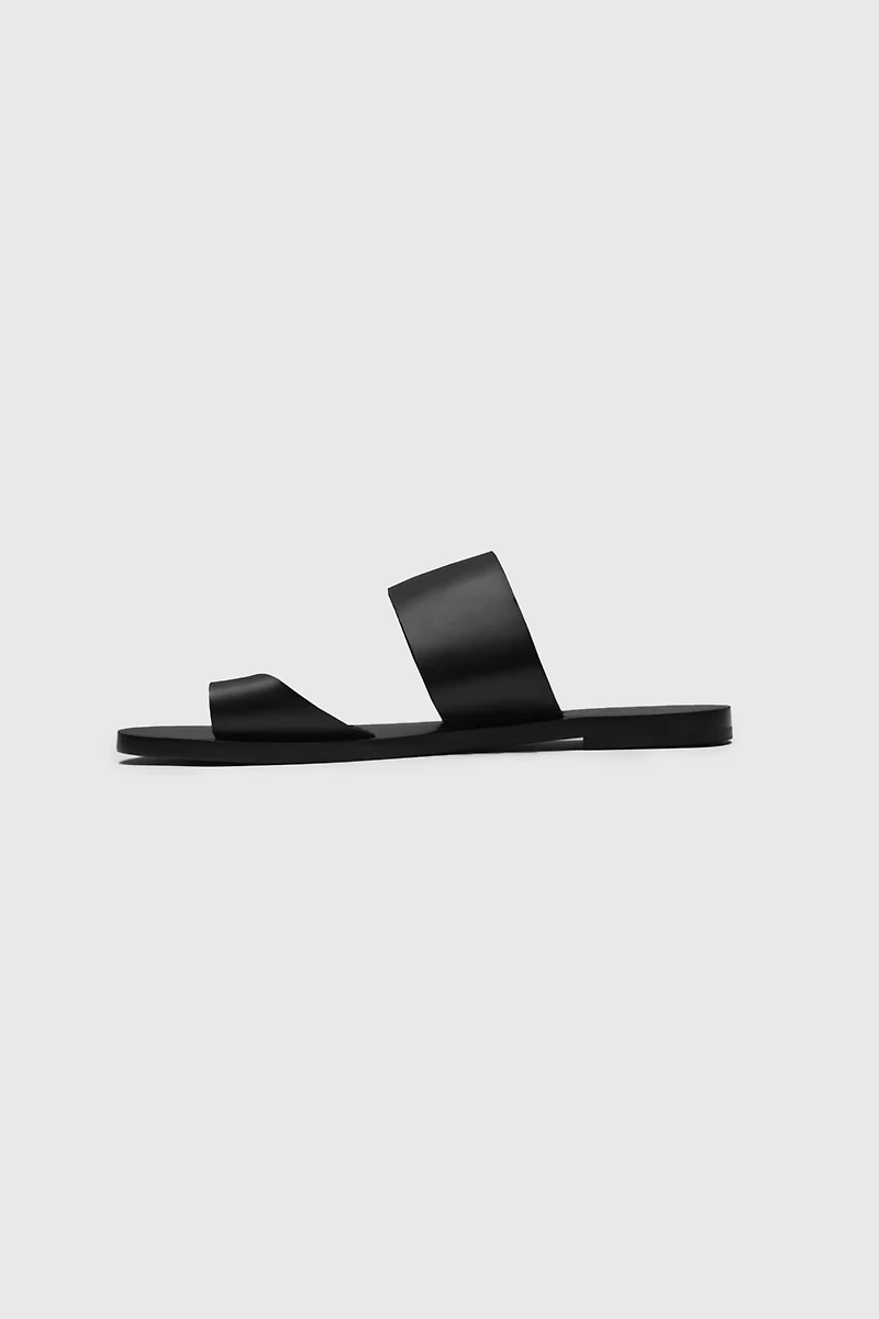 Italian Cowhide Toe Post Sandals