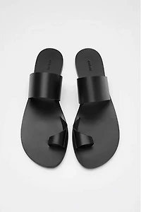 Italian Cowhide Toe Post Sandals