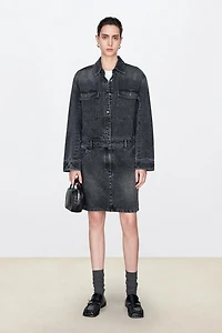Italian Denim Shirt Dress