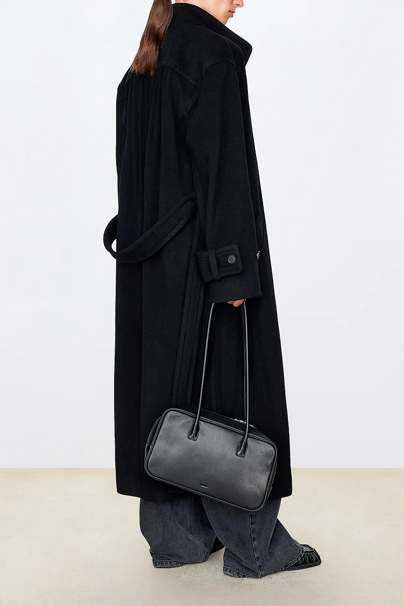 Italian Pure Wool Raglan Shoulder Coat