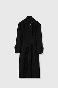 Italian Pure Wool Raglan Shoulder Coat