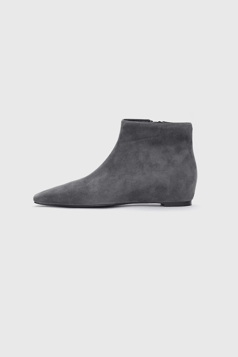 Italian Suede Ankle Boots