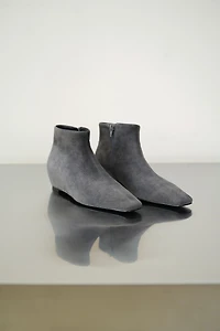 Italian Suede Ankle Boots