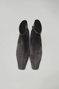 Italian Suede Ankle Boots