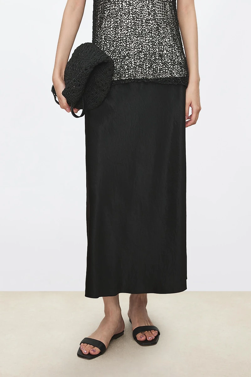 Japanese 100% Acetate Satin Skirt