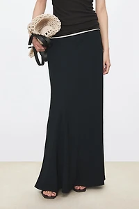 Japanese 100% Triacetate Midi Skirt