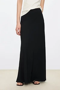 Japanese 100% Triacetate Midi Skirt