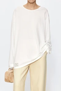 Japanese Cotton Knit Long Sleeve Top