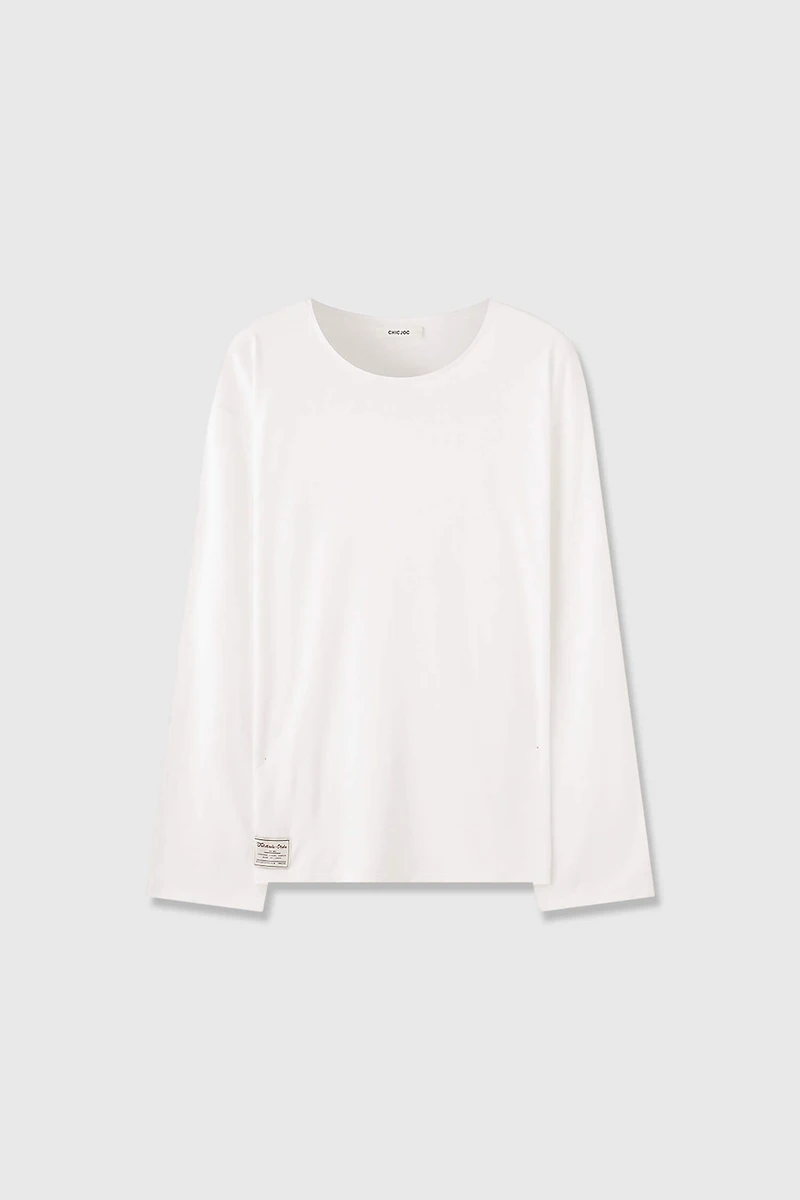 Japanese Cotton Knit Long Sleeve Top