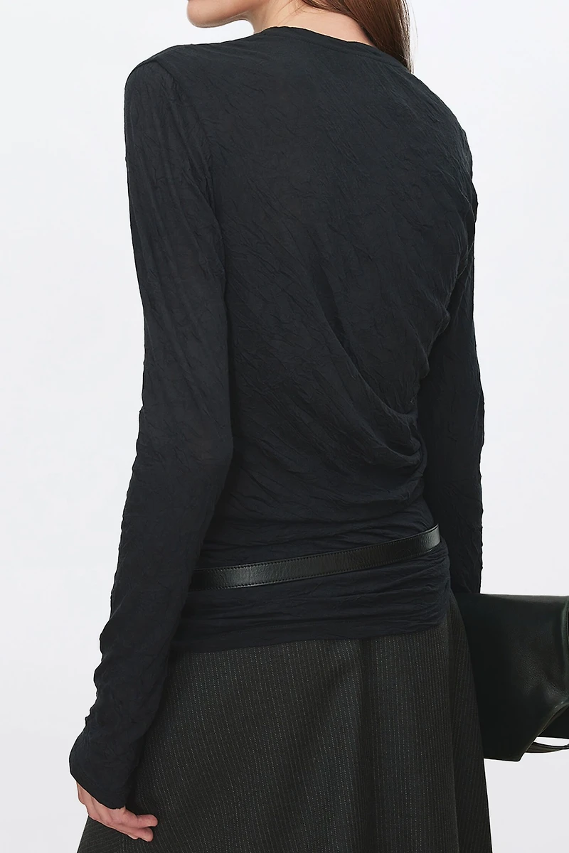 Japanese Crinkled Cotton Top