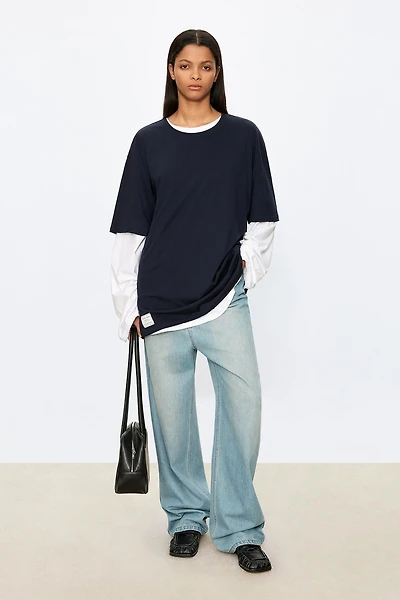 Japanese Fine Cotton Knit T-shirt