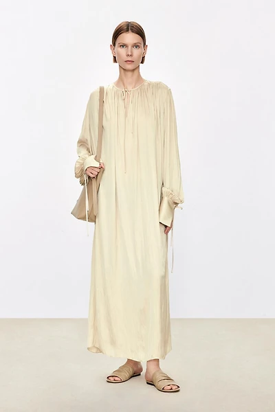 Japanese High-Density Soft Light Fabric Dress