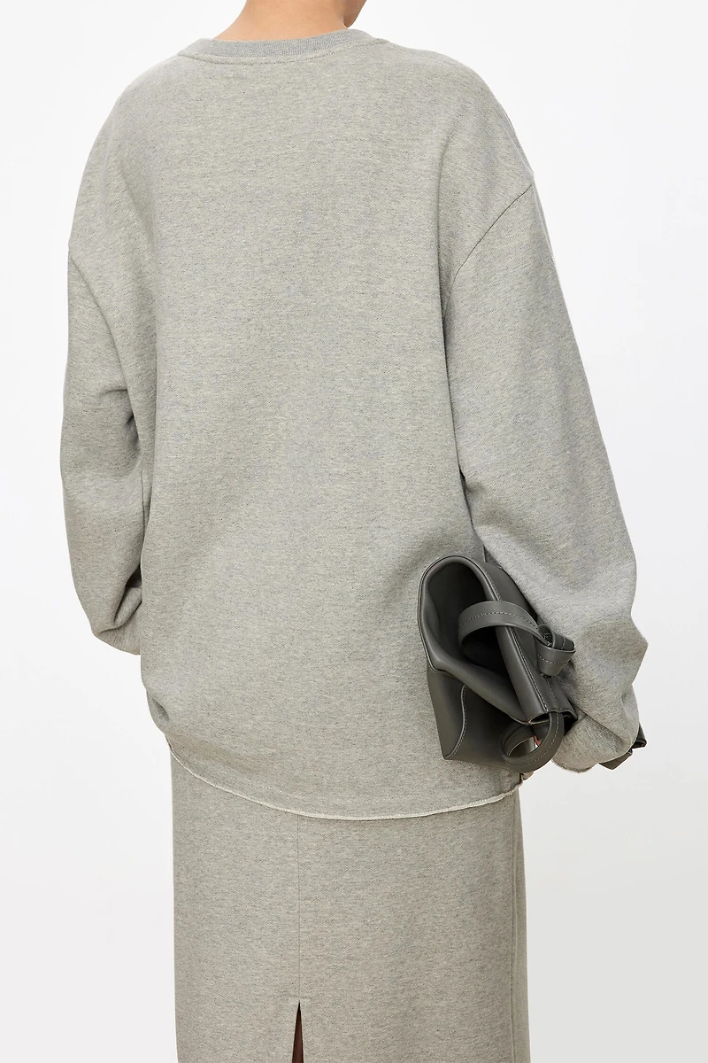 Japanese Long-Sleeve Cotton Hoody with Frayed Edges