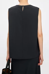 Japanese Triacetate Sleeveless Tank Top