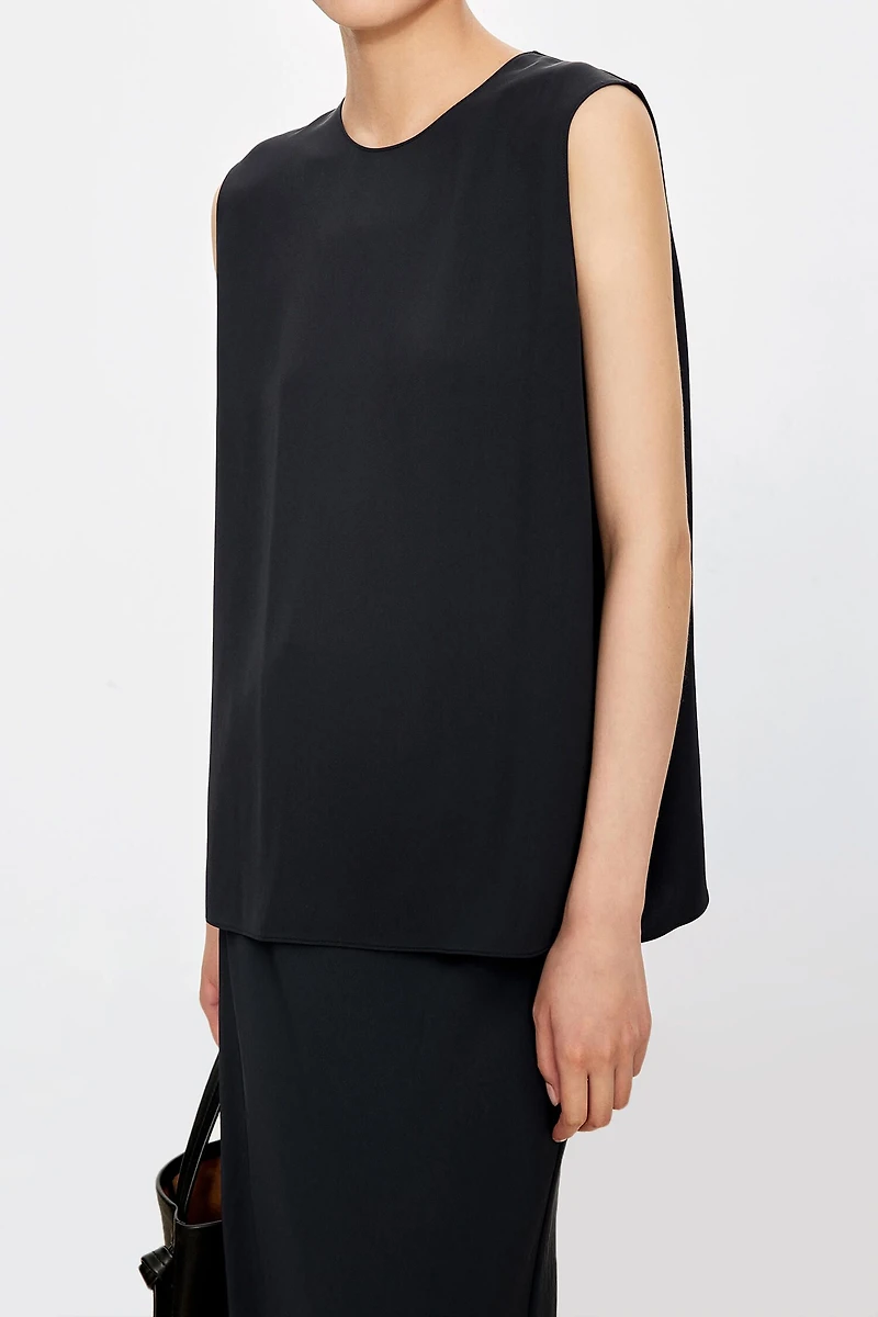 Japanese Triacetate Sleeveless Tank Top
