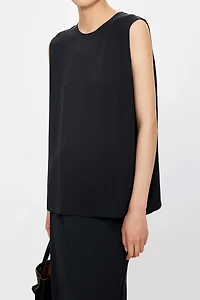 Japanese Triacetate Sleeveless Tank Top