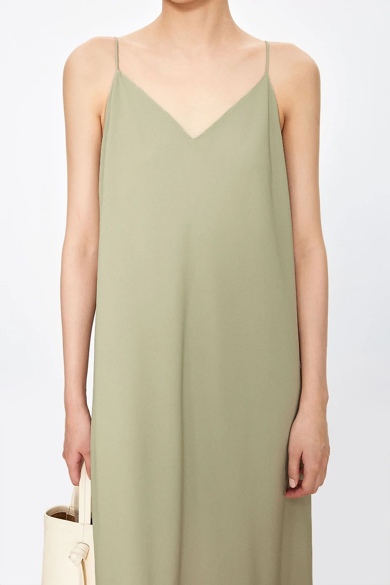 Japanese Triacetate Sweetheart Slip Dress