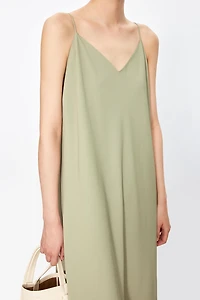 Japanese Triacetate Sweetheart Slip Dress