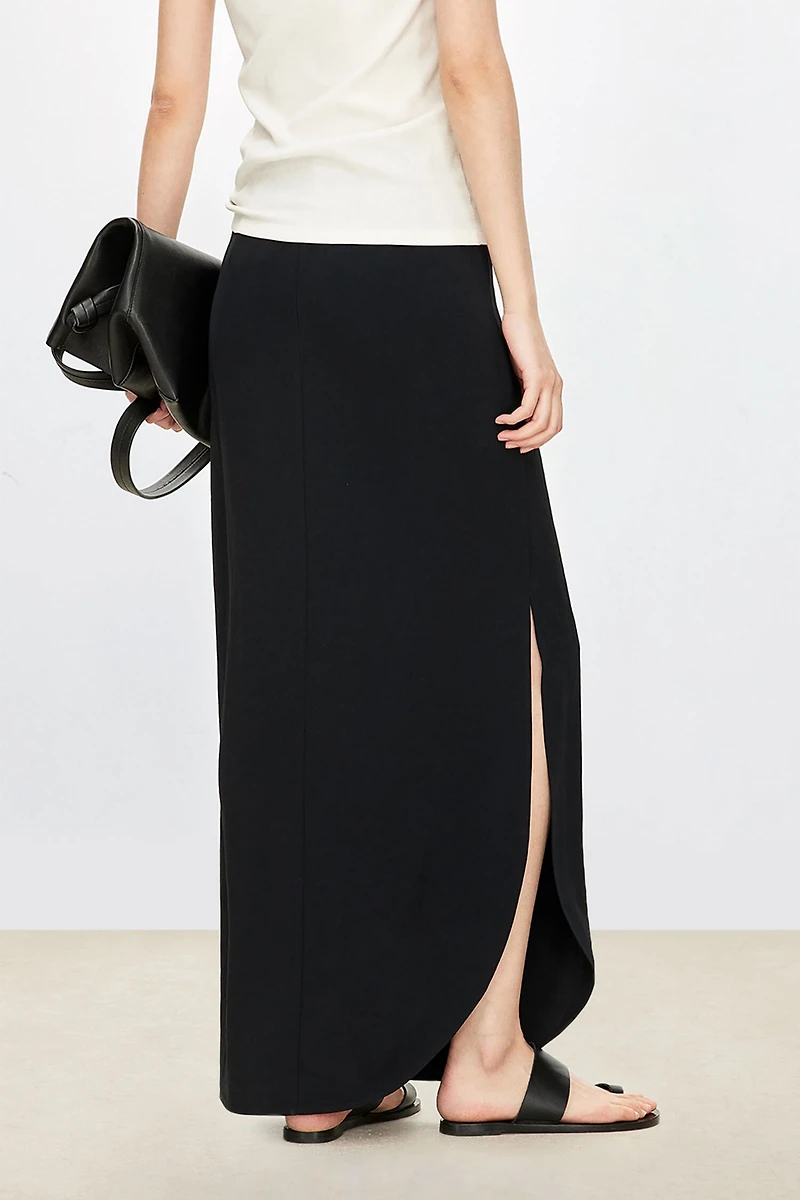 Japanese Triacetate Symmetrical Arc Skirt