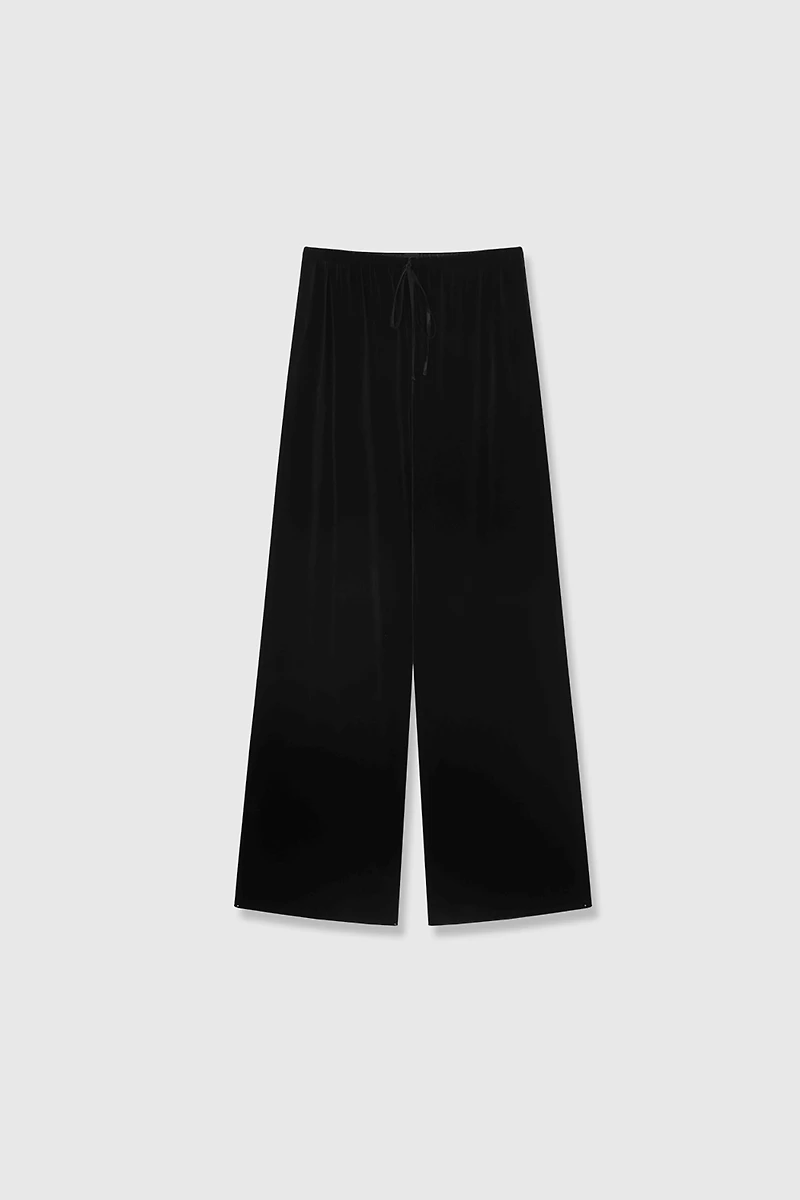 Japanese Velvet Stretch Airy Pants