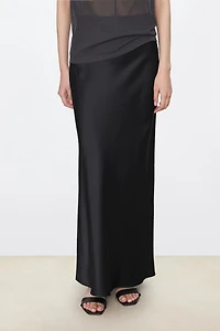Japanese Triacetate Maxi Skirt