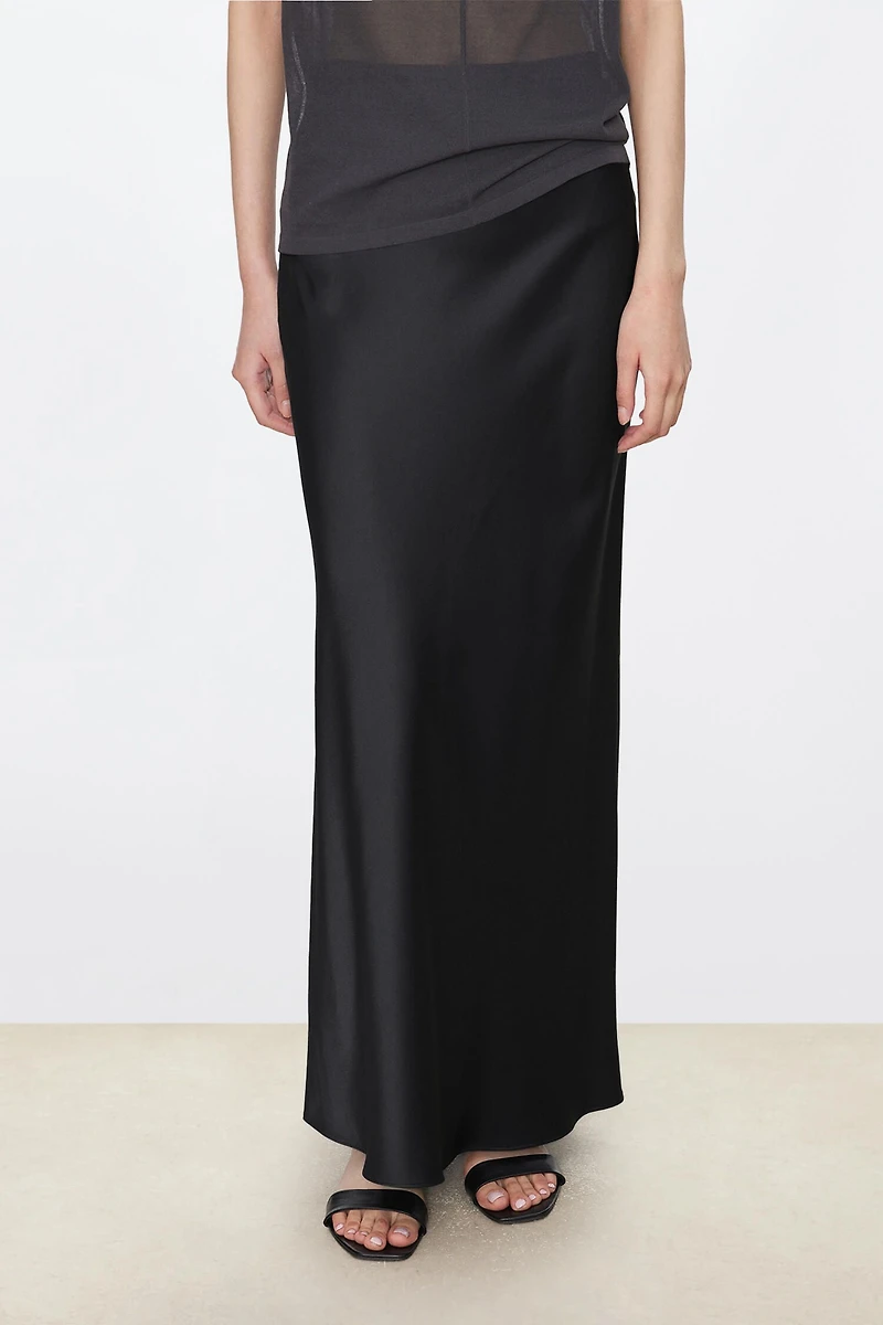 Japanese Triacetate Maxi Skirt