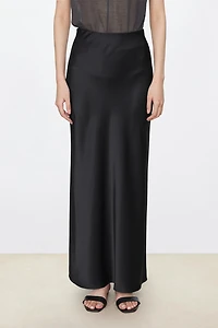 Japanese Triacetate Maxi Skirt
