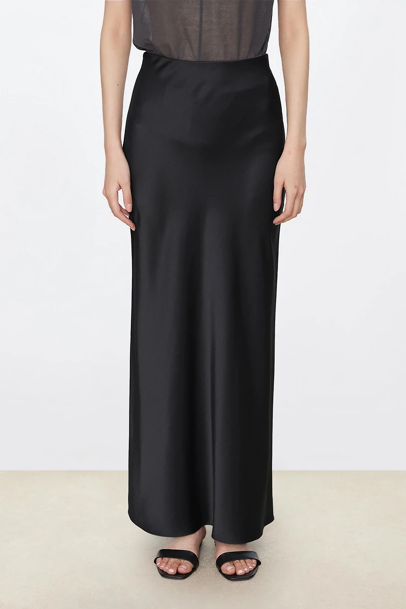 Japanese Triacetate Maxi Skirt
