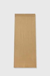 Lightweight Silk Gauze + Silk-Cotton Blend Skirt