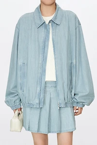Limited Italian Pure Cotton Denim Oversized Jacket