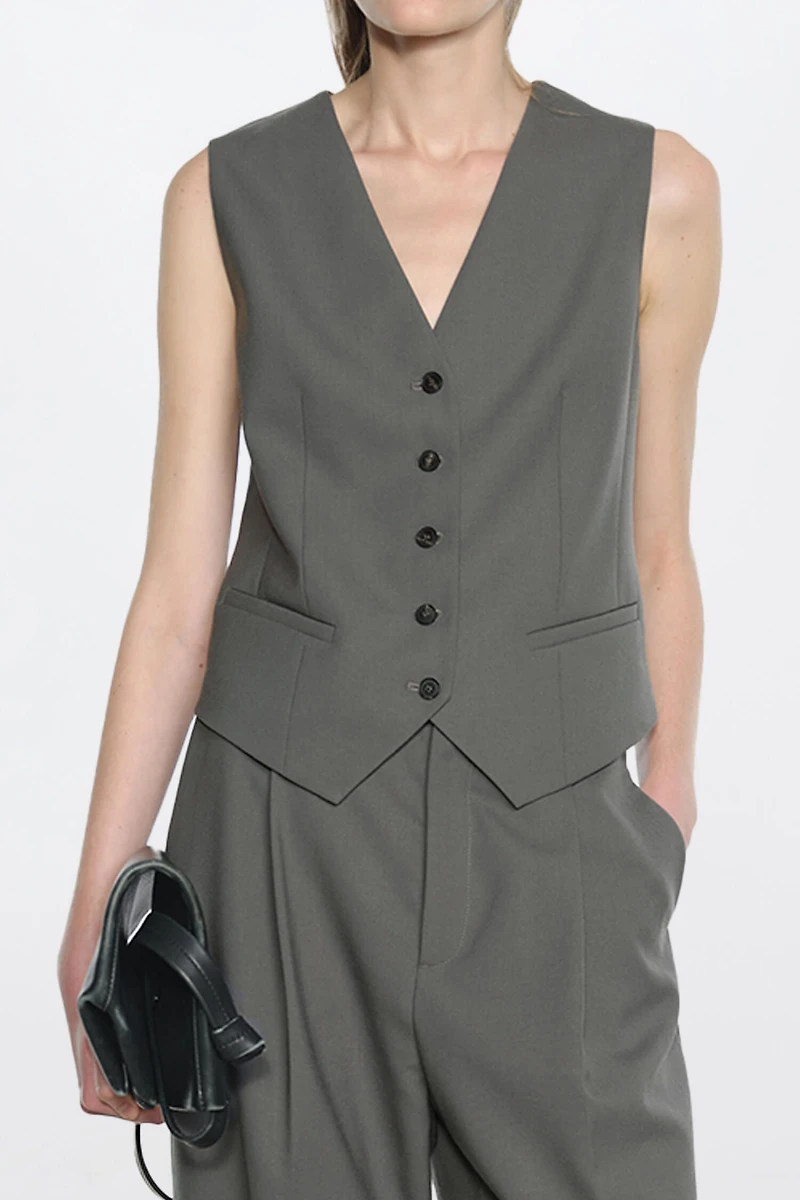 MARZOTTO Slightly Tapered Inverted-T Vest