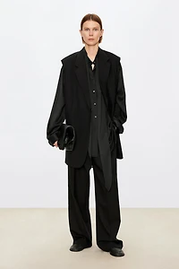 MARZOTTO Wool & Silk-Blend Panel Pants