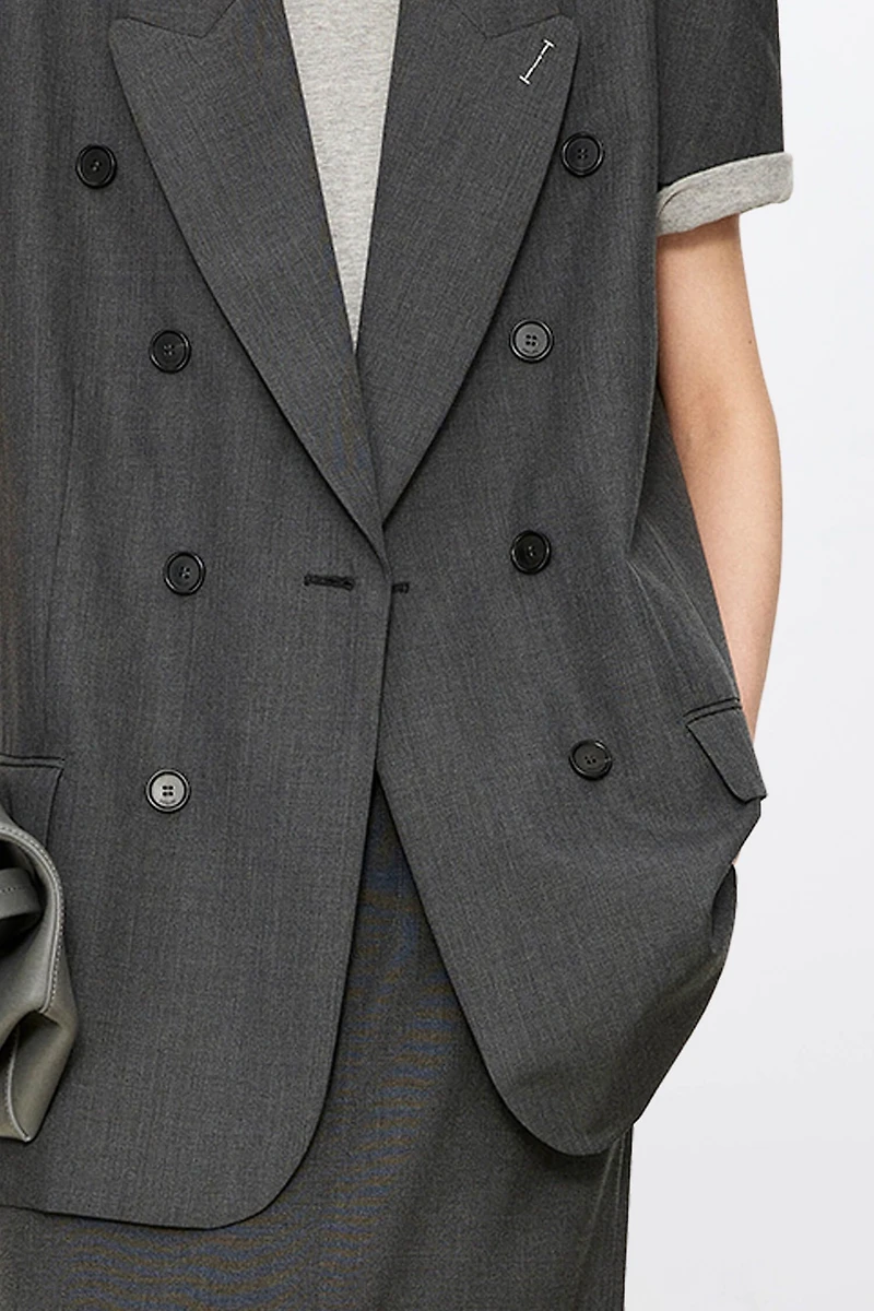 MARZOTTO Wool Short‑sleeve Suit
