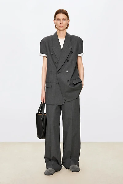 MARZOTTO Wool Turn‑up Pants