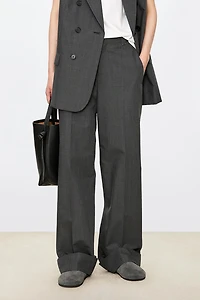 MARZOTTO Wool Turn‑up Pants