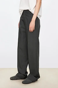 MARZOTTO Wool Turn‑up Pants