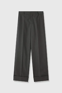 MARZOTTO Wool Turn‑up Pants