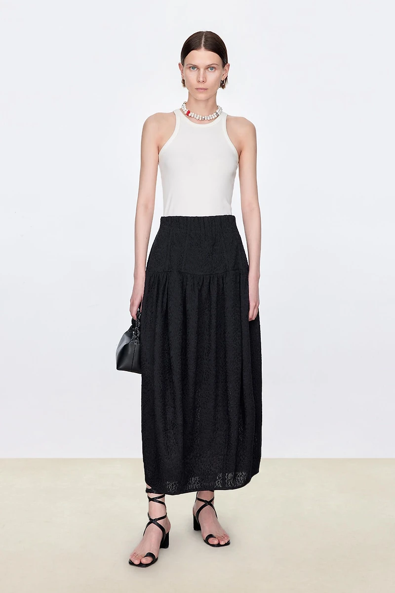 Merino Wool Bubble Skirt